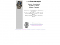 aaa-uebersetzungen.com Webseite Vorschau