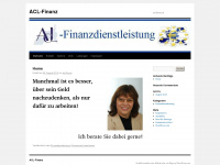 aclfinanz.wordpress.com Webseite Vorschau