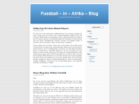 afrikafussball.wordpress.com Webseite Vorschau
