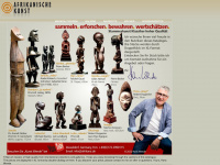 afrikanische-kunst.com Webseite Vorschau