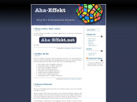 ahaeffekt.wordpress.com Webseite Vorschau