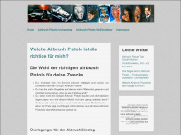 airbrushpistole.info Webseite Vorschau