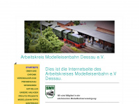 ak-modelleisenbahn-dessau.jimdo.com Webseite Vorschau