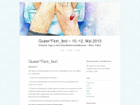 queerfemfest.wordpress.com Webseite Vorschau