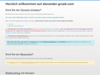 alexander-grueb.com Webseite Vorschau