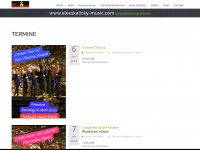 alexskalicky-music.com Webseite Vorschau