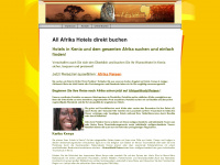 all-afrika-hotels.com Webseite Vorschau
