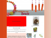 passion-for-beads.de Webseite Vorschau