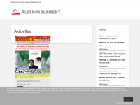 alpenparlament.com Webseite Vorschau