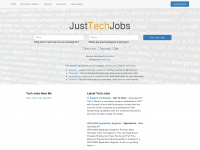 justtechjobs.com Webseite Vorschau