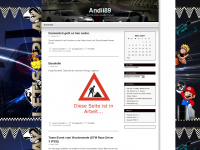 andii89.wordpress.com Webseite Vorschau