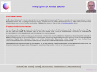 andreas-schuster.info Webseite Vorschau