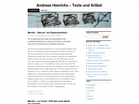 andreashenrichs.wordpress.com Webseite Vorschau