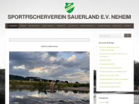 angelverein-sauerland.com Webseite Vorschau