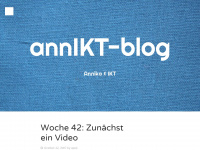 annikt.wordpress.com Webseite Vorschau