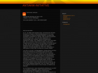 antiakw2009initative.wordpress.com Webseite Vorschau