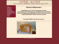 antik-kunst.info Webseite Vorschau