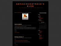 antischeisstreck.wordpress.com Webseite Vorschau