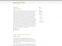 antonbrauer.wordpress.com Webseite Vorschau