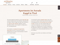 apart-astrada.com Webseite Vorschau