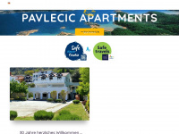 apartments-pavlecic.com Webseite Vorschau