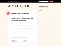 apfelgeek.wordpress.com Webseite Vorschau