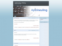 apfelneuling.wordpress.com Webseite Vorschau