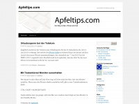 apfeltips.wordpress.com Webseite Vorschau