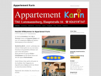 appartementkarin.wordpress.com Webseite Vorschau