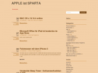 appleistsparta.wordpress.com Webseite Vorschau
