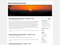arbeitsmarktservice.wordpress.com Webseite Vorschau