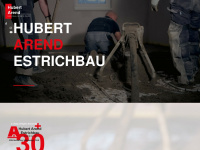 arend-estrichbau.com Webseite Vorschau
