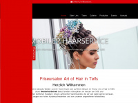 art-of-hair-telfs.com Webseite Vorschau