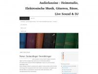 audiofanzinede.wordpress.com Webseite Vorschau