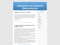 audiorekonstruktionen.wordpress.com Webseite Vorschau
