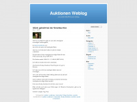 auktionen.wordpress.com Webseite Vorschau