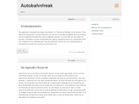 autobahnfreak.wordpress.com Webseite Vorschau