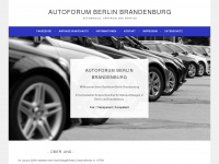 autoforum-berlin-brandenburg.com Webseite Vorschau