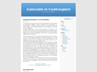 autokredite.wordpress.com Webseite Vorschau