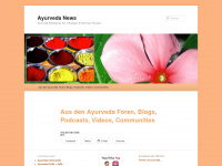 ayurvedavidya.wordpress.com Webseite Vorschau