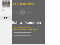 aziz-constructions.com Webseite Vorschau