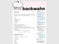backwahnsekte.wordpress.com Webseite Vorschau