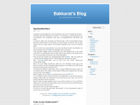 bakkarat.wordpress.com Webseite Vorschau