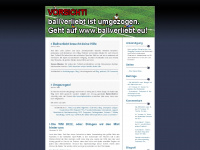 ballverliebt.wordpress.com Webseite Vorschau