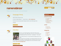 namenstaenzer.wordpress.com Webseite Vorschau