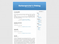 barbarapircher.wordpress.com Webseite Vorschau