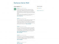 barbaraswelt.wordpress.com Webseite Vorschau