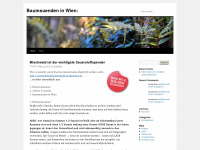 baumsuendeninwien.wordpress.com Webseite Vorschau