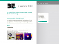 be-electronic.com Webseite Vorschau