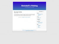 beckdolf.wordpress.com Webseite Vorschau